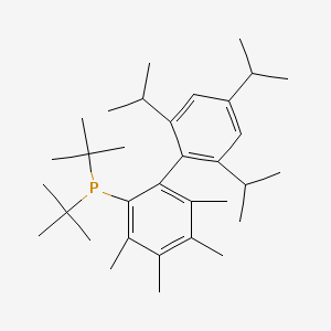 Di-tret-butil[3,4,5,6-tetrametil-2',4',6'-tris(propan-2-il)-[1,1'-bifenil]-2-il]fosfanas 丨CAS 857356-94-6