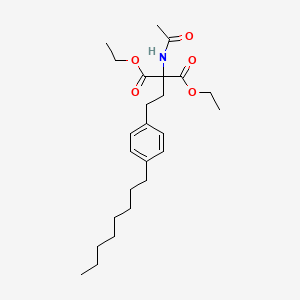 Dietilo 2-acetamido-2-(4-oktilfenetil)malonatas 丨CAS 162358-08-9